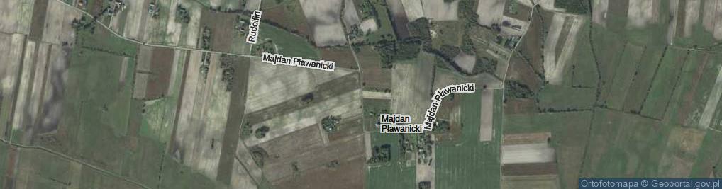 Zdjęcie satelitarne Majdan Pławanicki ul.